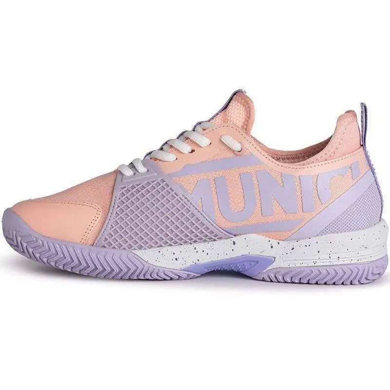 Zapatillas Munich Oxygen 38 Salmon Lila Pádel Elite