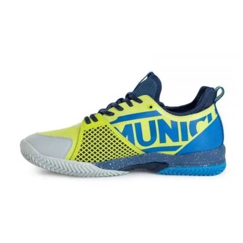 Zapatillas Munich Oxygen 43 Amarillo Azul Pádel Elite