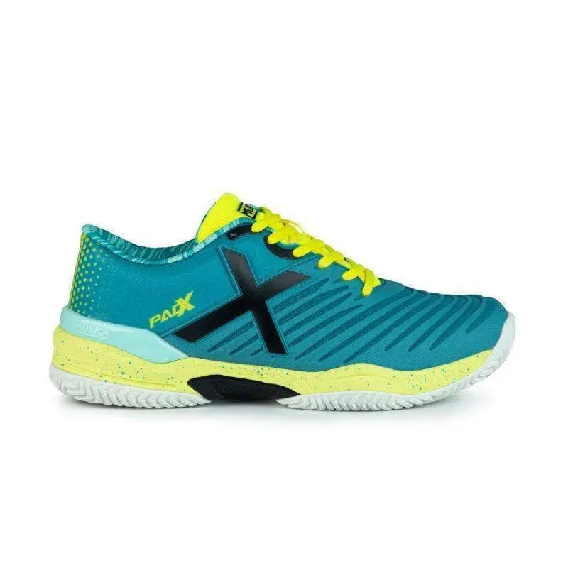 Zapatillas Munich Padx 43 Azul Amarillo Fluor Pádel Elite