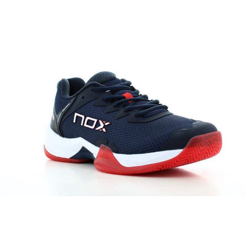 Zapatillas Nox ML10 Hexa Azul Marino Rojo Pádel Elite