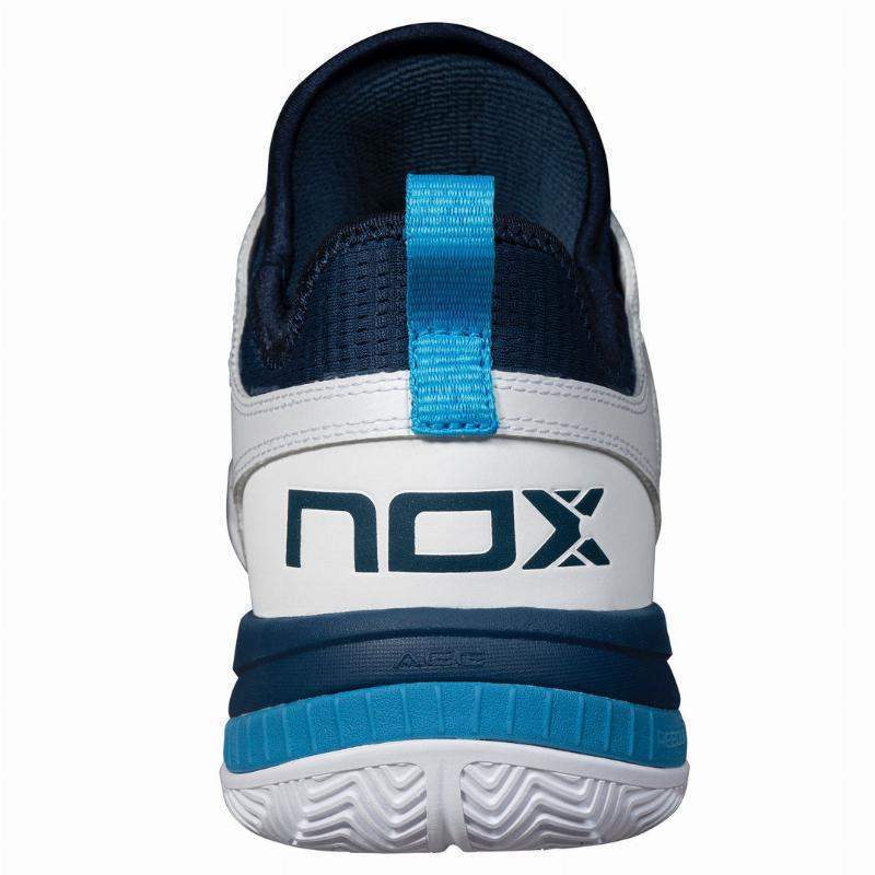 Zapatillas Nox Nerbo Blanco Azul Pádel Elite