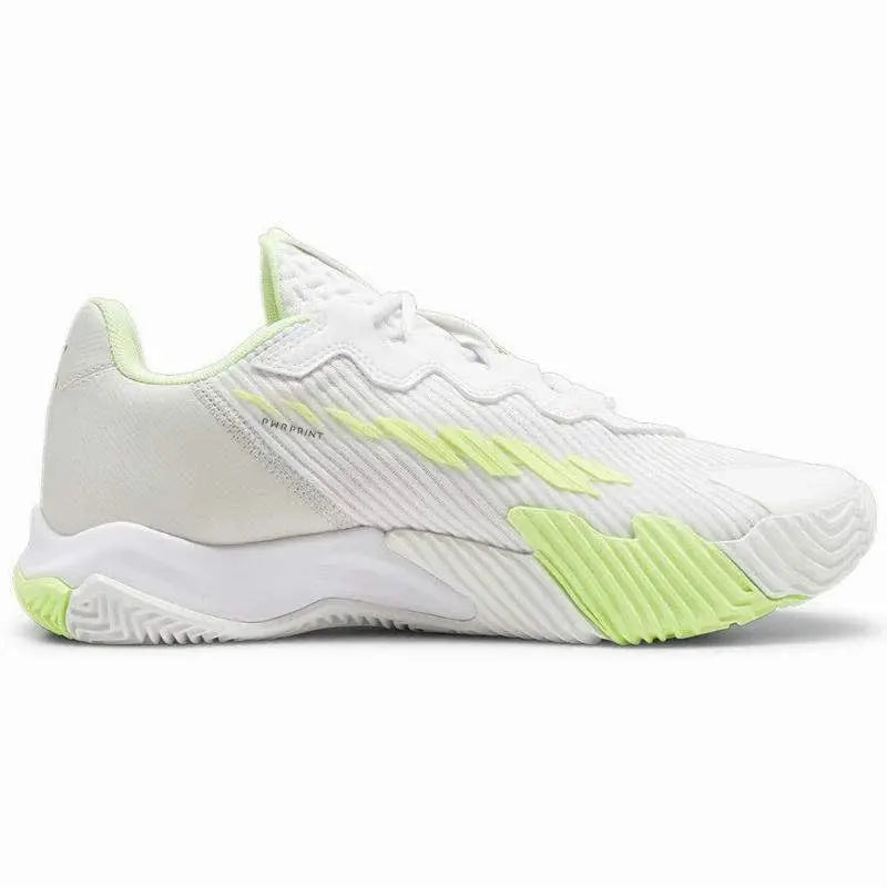 Zapatillas Puma Nova Elite Blanco Azul Verde Pádel Elite