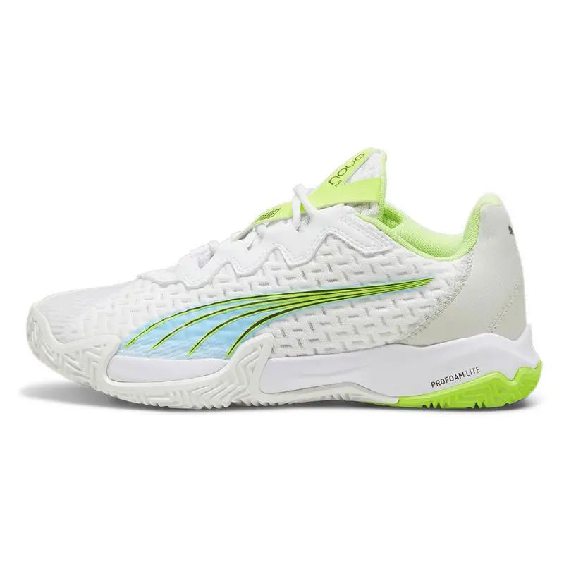 Zapatillas Puma Nova Elite Blanco Azul Verde Pádel Elite