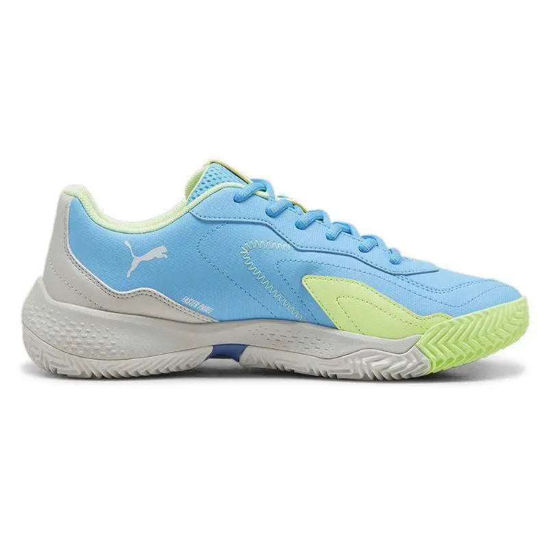 Zapatillas Puma Nova Smash Azul Brillante Blanco Gris Pádel Elite