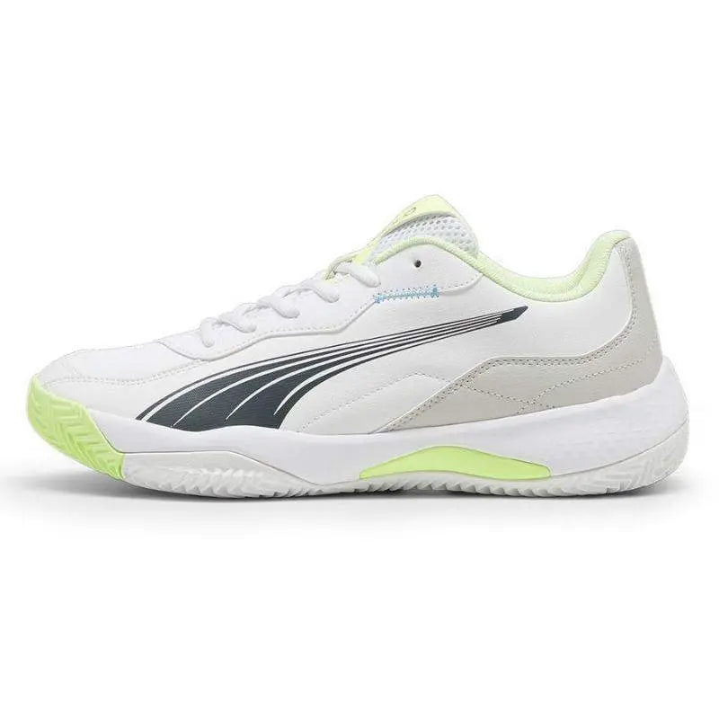 Zapatillas Puma Nova Smash Blanco Azul Verde Pádel Elite