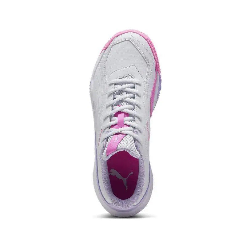 Zapatillas Puma Nova Smash Gris Blanco Violeta Mujer Pádel Elite