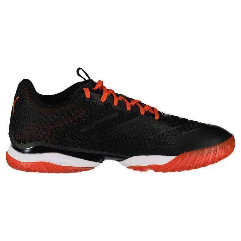 Zapatillas Puma Solarattack RCT Negro Rojo Cherry Pádel Elite