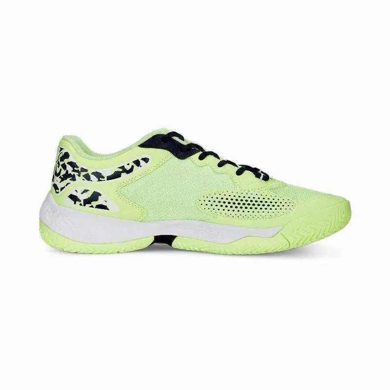 Zapatillas Puma Solarcourt RCT Amarillo Fluor Marino Pádel Elite