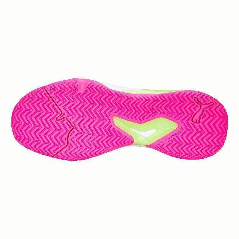 Zapatillas Puma Solarcourt RCT Blanco Rosa Mujer Pádel Elite