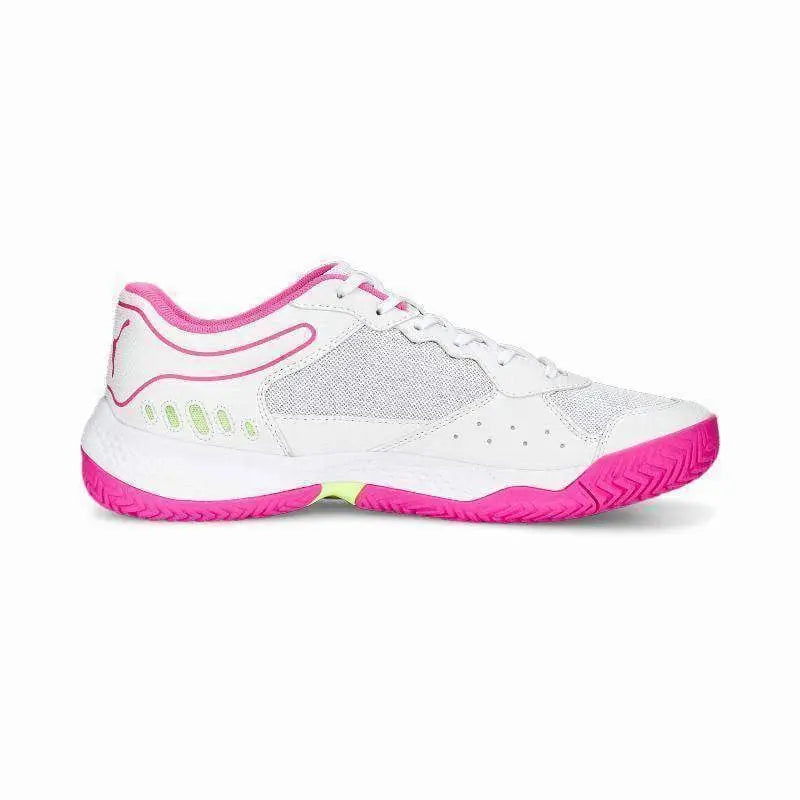 Zapatillas Puma Solarsmash RCT Blanco Fucsia Mujer Pádel Elite