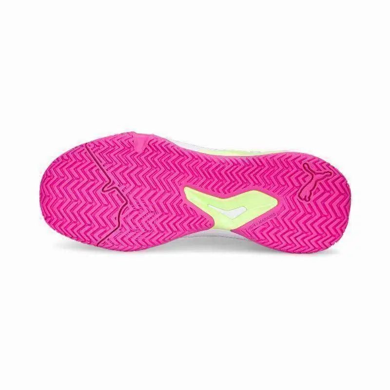 Zapatillas Puma Solarsmash RCT Blanco Fucsia Mujer Pádel Elite