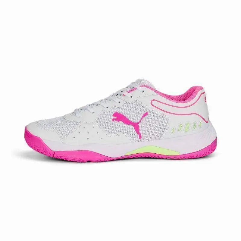 Zapatillas Puma Solarsmash RCT Blanco Fucsia Mujer Pádel Elite