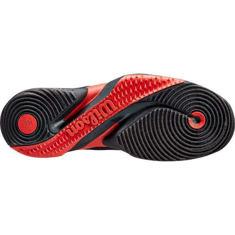 Zapatillas Wilson Bela Tour Negro Rojo Pádel Elite