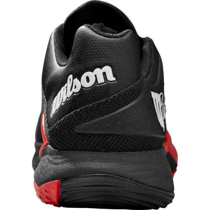 Zapatillas Wilson Bela Tour Negro Rojo Pádel Elite