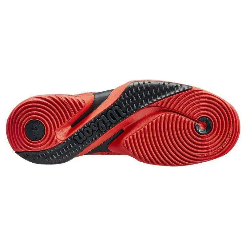 Zapatillas Wilson Bela Tour Rojo Negro Pádel Elite