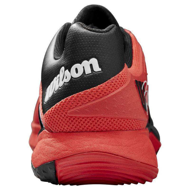 Zapatillas Wilson Bela Tour Rojo Negro Pádel Elite