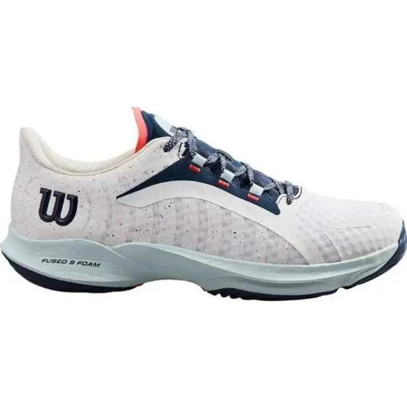 Zapatillas Wilson Hurakn Pro Blanco Azul Mujer Pádel Elite