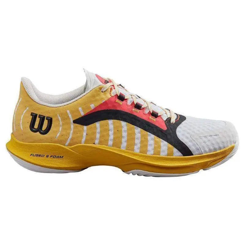 Zapatillas Wilson Hurakn Pro Blanco Oro Coral Pádel Elite