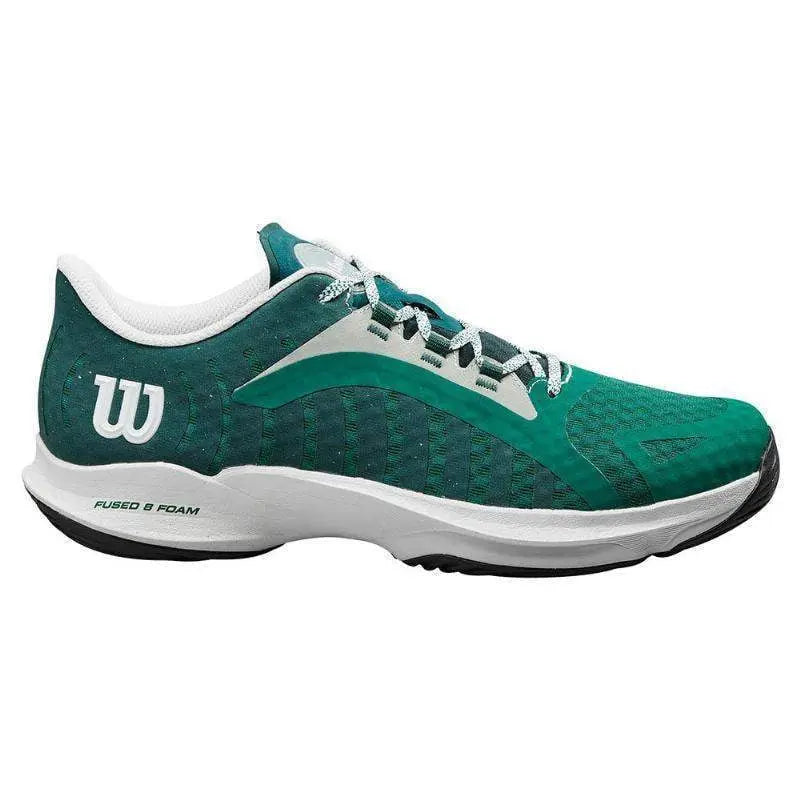 Zapatillas Wilson Hurakn Pro Verde Blanco Pádel Elite