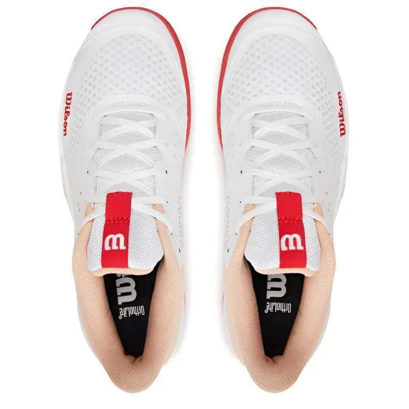 Zapatillas Wilson Kaos Stroke 2.0 Blanco Coral Mujer Pádel Elite