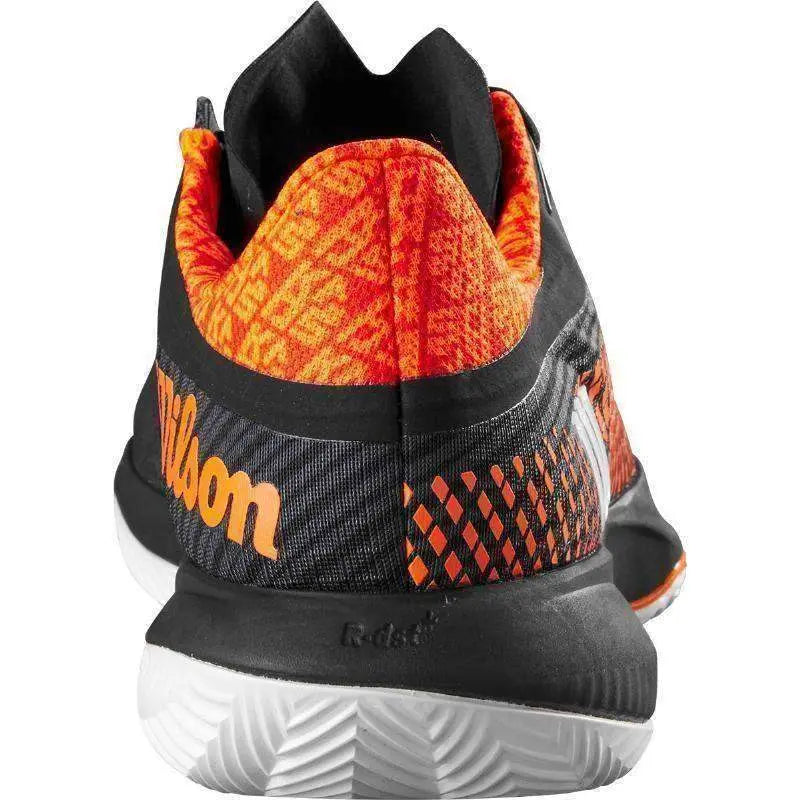 Zapatillas Wilson Kaos Swift 1.5 Clay Negro Naranja Pádel Elite