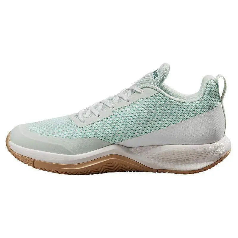 Zapatillas Wilson Rush Pro Lite Azul Opalo Blanco Mujer Pádel Elite