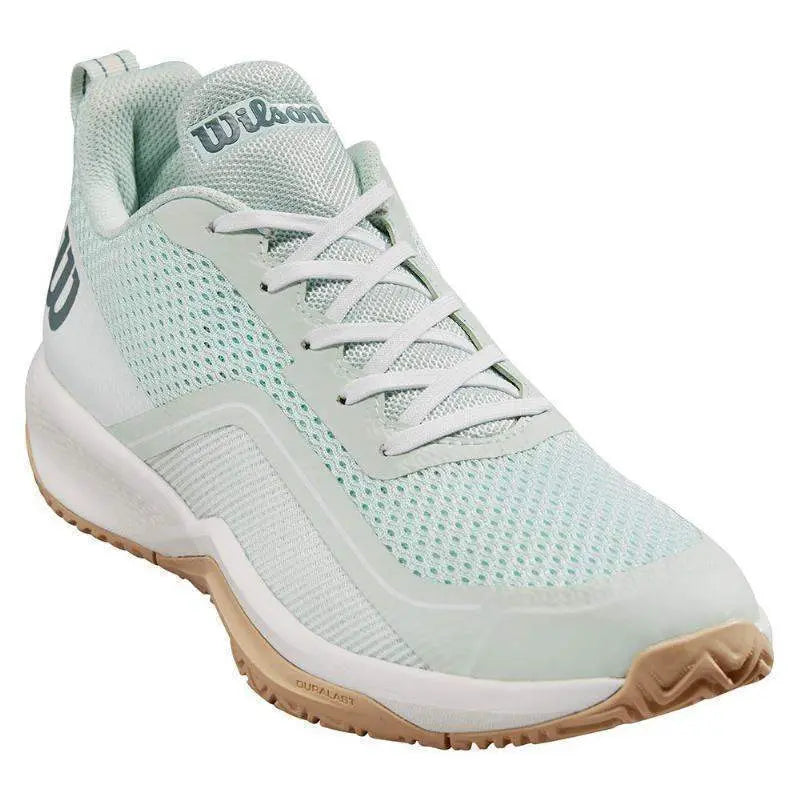 Zapatillas Wilson Rush Pro Lite Azul Opalo Blanco Mujer Pádel Elite